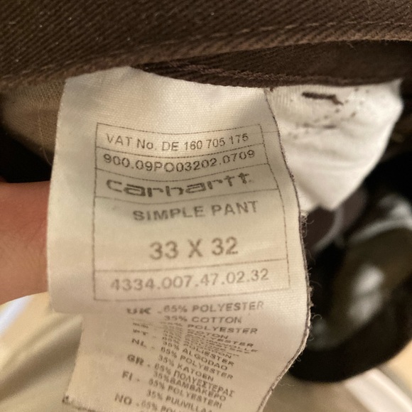 Brown Men Carhartt pant - Picture 5 of 5